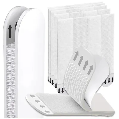 Obrázok produktu pre Samolepiaca suchá zipsová páska na upevňovanie a zavesovanie obrázkov, 12 ks, 19 x 92 mm