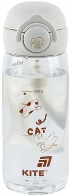 Obrázok produktu pre Školská fľaša na vodu 480 ml, béžová, Kite
