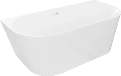 Zdjęcie produktu dla Mexen Oval Slim wanna wolnostojąca przyścienna 170 x 80 cm, biała, przelew biały - 52661708000-20
