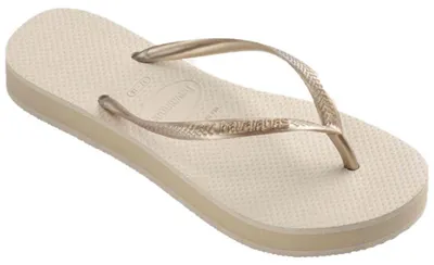 Imagen del producto de Sandalias de tacón Havaianas Slim Flatform "Beige" para Uni