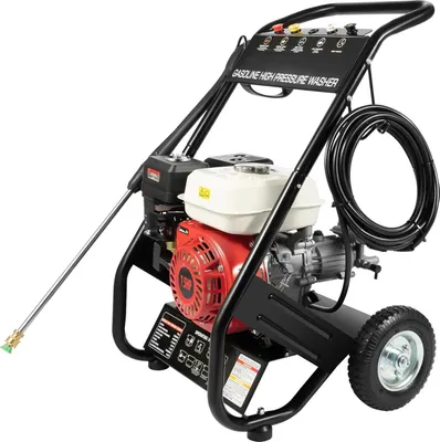 Produktbild von Hochdruckreiniger - Benzinbetrieben - Druck 2200 PSI - 4-Takt Einzylinder Luftgekühlter Motor - Manueller Start - 5 Düsen
