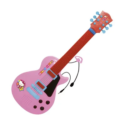 Immagine prodotto di Chitarra per bambini Hello Kitty microfono elettronico rosa