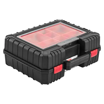 Obrázek produktu pro Kufr na nářadí Organizér 38,4 x 33,5 x 14,4 cm s popruhy pro upevnění a Krabice