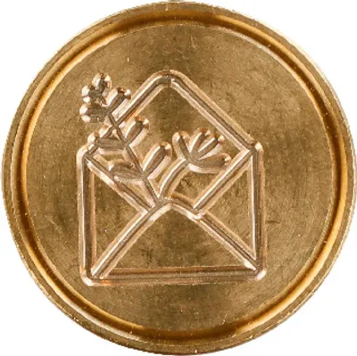Produktbild von Jacques Herbin 3x Siegelplatte aus Messing, ø24mm - Umschlag 40413T