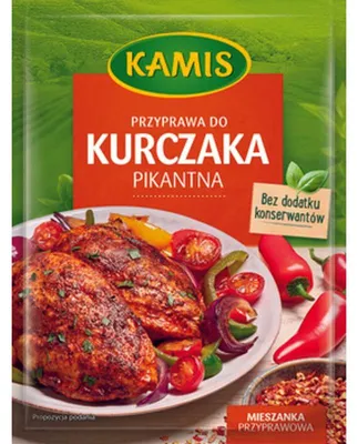 Obrázek produktu pro Przyprawa do kurczaka pikantna mieszanka Kamis 25 g