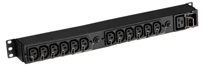 Obrázek produktu pro Eaton EFLX12I Eaton FlexPDU, 1 HE, C20 Eingang, 4 kW, 16 A, 200-240 V