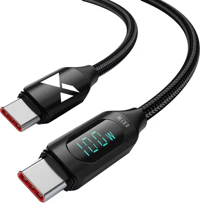 Obrázok produktu pre Wozinsky WUCCC1 USB C rýchlonabíjací kábel univerzálny vhodný na zobrazenie dát USB konektor typu C krátky 1 meter