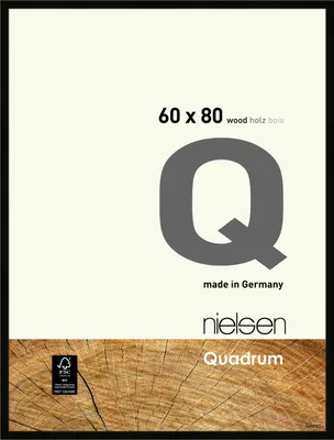 Produktbild von nielsen Holz Bilderrahmen Quadrum, 60x80 cm, Schwarz