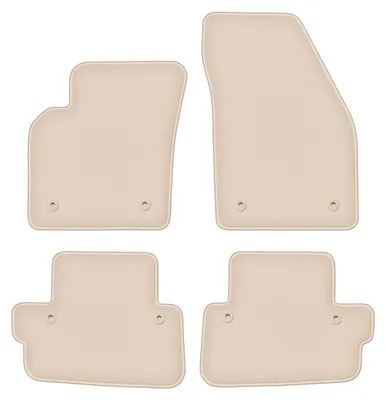 Immagine prodotto di Tappetini in velluto PREMIUM beige compatibili con Volvo C70 II (2005-2013, coupé) – con fissaggi – su misura