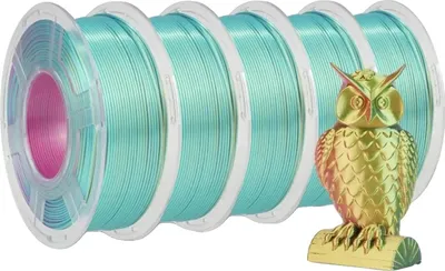 Obrázek produktu pro Filament pro 3D tiskárny, hladký povrch, vícebarevný tisk, TC červená žlutá zelená