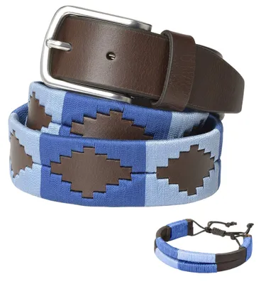 Produktbild von Hochwertiger Leder Gürtel mit Passendem Armband