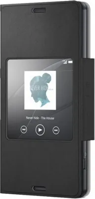 Produktbild von Sony Style Cover SCR26 für Xperia Z3 Compact Smartphone schwarz