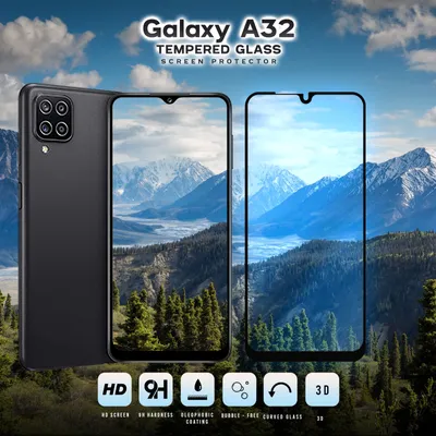 Produktbild von Samsung Galaxy A32 4G – gehärtetes Glas 9H – 3D-Displayschutz in Superqualität