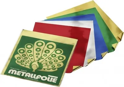Produktbild von folia 510 Beutel Hartmetallfolie 40 µ, 25 x 30 cm, 5 Farben, mehrfarbig, 5-teilig (1 Set)