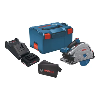 Obrázok produktu pre Bosch GKT 18V-52 GC Professional akumulátorová ponorná píla 18 V 140 mm BITURBO Brushless + 1x akumulátor ProCore 4,0 Ah + nabíjačka + modul pripojenia + L-Box