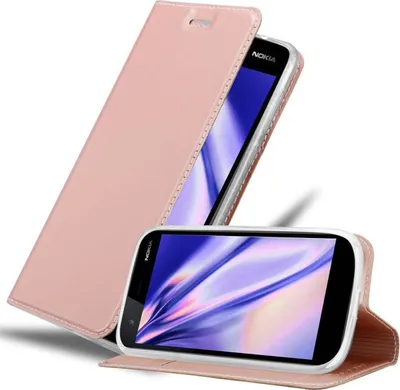 Image de Cadorabo Housse pour Nokia 1 2018 Housse en rose Cover Etui Book Case Booklet