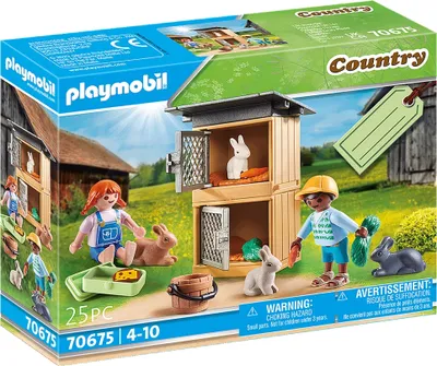 Immagine prodotto di PLAYMOBIL Set regalo country "Nutrire i conigli" 70675
