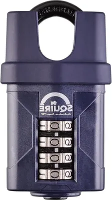 Produktbild von Famanu Kombination Schloss 50 mm Länge - Schwarz