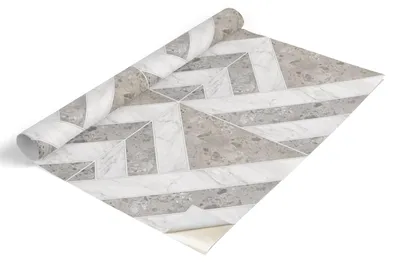 Obrázek produktu pro Fólie na nábytek Tulup – samolepicí fólie na nábytek – samolepicí fólie 100 x 50 cm – fólie na skříně – fólie na nábytek – fólie do kuchyně – voděodolná – omyvatelná – samolepicí – bez vzduchových bublin – moderní geometrické vzory