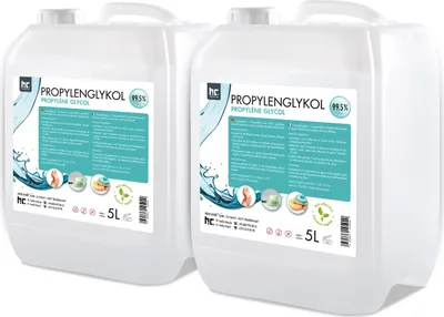 Produktbild von 2x 5 L Propylenglykol 99,5% in Pharmaqualität