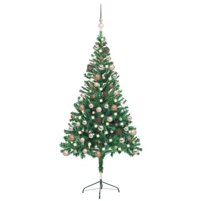 Produktbild von Maison Exclusive - Künstlicher Weihnachtsbaum Beleuchtung Kugeln 150cm 380 Zweige