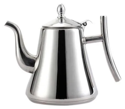 Edelstahl-Teekanne 1,2 l mit herausnehmbarem Filter
