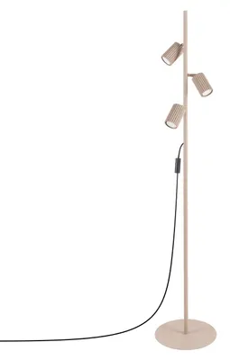 Zdjęcie produktu dla Lampa podłogowa KARBON 3 taupe 3xGU10 10W aluminium 155x30x30cm Sollux Lighting