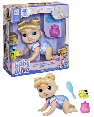 Zdjęcie produktu dla Baby Alive Crawl 'n Play Harper Hugs, Lalka dziecko, Damski, 3 lat(a), Dziewczyna, Brzmienie, Wielobarwny