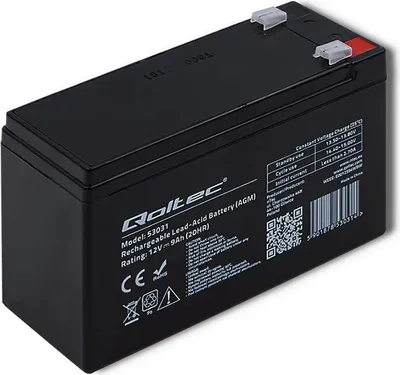 Obrázek produktu pro Qoltec 53031 AGM battery | 12V | 9Ah