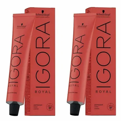 Produktbild von Schwarzkopf Igora Royal, Dunkelblond, Dark Blonde Cendré, Unisex, 60 ml, Tube, Couleur pour cheveux / Toner, colorants oxydants:Aqua (Water, Eau), Cetearyl Alcohol, Glyceryl...