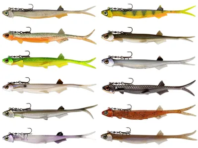 Produktbild von Quantum Pelagic Shad Set 60g 21cm - 1 Gummifisch fertig montiert, Farbe:Game Over