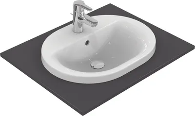 Produktbild von Ideal Standard Einbauwaschtisch CONNECT oval 550 mm weiß