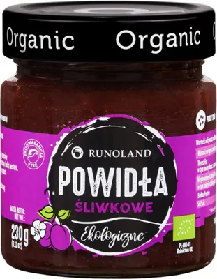 Zdjęcie produktu dla POWIDŁA ŚLIWKOWE230 g - RUNOLAND