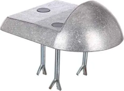Obrázek produktu pro Alberts 422370, podstavec, hliníková slitina, rozměry 154 x 186 mm, výška nad podlahou 60 mm