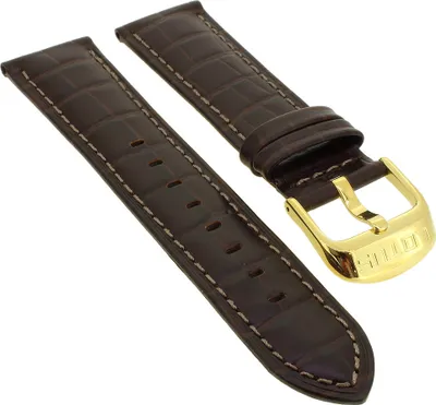 Produktbild von Lotus Multifunktion > Uhrenarmband 22mm Leder braun helle Naht < 15761