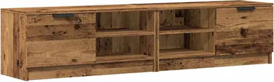 Obrázok produktu pre vidaXL TV skrinky 2 ks. Vzhľad regenerovaného dreva 80x35x36,5 cm materiál na báze dreva