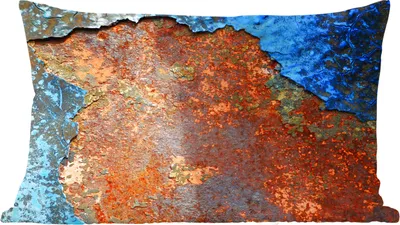 Produktbild von MuchoWow® Zierkissen Sofakissen Wohnzimmer Dekokissen 60x40 cm Industriell - Metalle - Rost - Vintage - Kopfkissen - Polster mit Foto