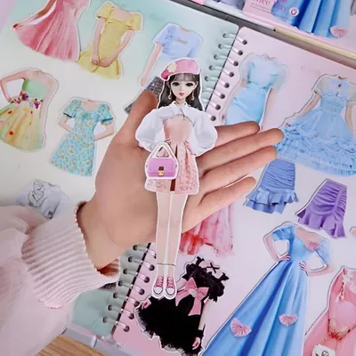 Produktbild von 27er Set Magnetische Anziehpuppen Set mit magnetischen Puppenkleidungen, Magnet Puppen zum Anziehen, ab 3 Jahren - MAGDRESSY