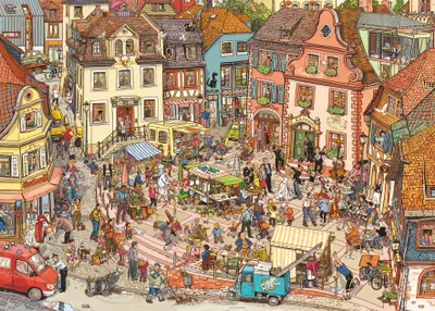 Immagine prodotto di Heye - Triangolare - Market Place 1000 pezzi