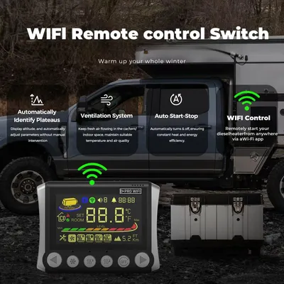 Produktbild von Dieselheizung, WiFi- und Bluetooth-Steuerung, automatische Temperaturregelung, TB10 mit WIFI
