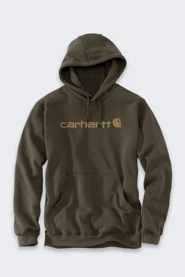 Immagine prodotto di Maglietta Carhartt Marquette con logo "BURNISHED LOGS HEATH"