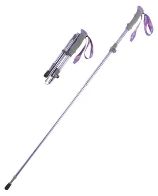 Produktbild von Professionelle ultraleichte faltbare Trekkingstöcke aus Aluminiumlegierung, Trailrunning-Stöcke für Damen und Herren, klappbare Wanderstöcke und Bergstöcke für Outdoor-Sport, Purple