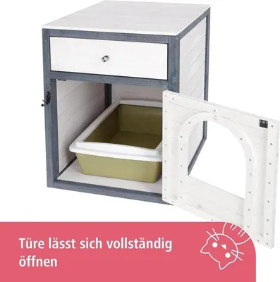 Produktbild von Famanu Katzenhaus Warmes Plüsch Katzeniglo - Waschbares Hundebett mit Abnehmbarem Kissen