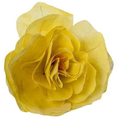 Productafbeelding van Geel vliesstofbloem (set van 5)