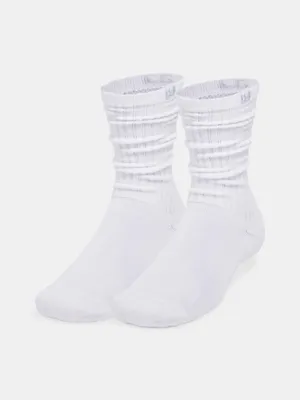 Produktbild von Under Armour Unisex Sportswear Ctn Scrunch Crew Socken 1390129-100__MD