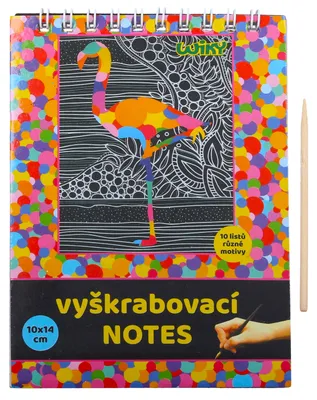 Zdjęcie produktu dla Notatnik zdrapka 10x14cm / 10 kartek