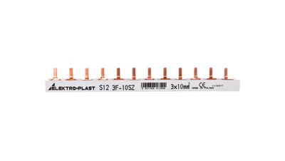 Obrázek produktu pro DIN lišta typ 3P 10mm2 63A 12 pinů IZS10/3F/12 45,222