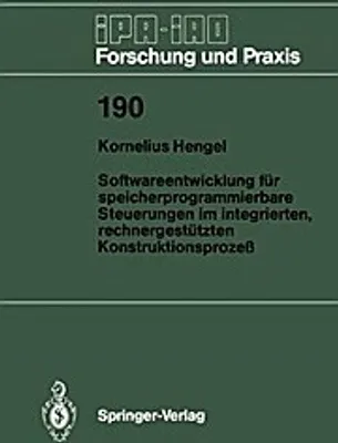 Obrázok produktu pre Softwareentwicklung für speicherprogrammierbare Steuerungen im integrierten, rechnergestützten Konstruktionsprozeß
