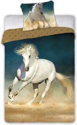 Produktbild von Jugendbettwäscheset WHITE HORSE 160X200
