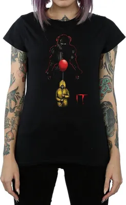 Produktbild von It - T-Shirt für Damen BI1016 (L) (Schwarz)